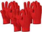 Load image into Gallery viewer, Killer&#39;s Instinct Outdoors 3 Pairs Heat Resistant Gloves Oven Gloves Heat Resistant with Fingers Red Oven Mitts Kitchen Pot Holders Cotton Gloves Red Kitchen Gloves Double Oven Mitt Set (6pcs)
