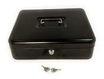 Load image into Gallery viewer, Cash Box | Portable Money Box | Petty Cash | Keyed | Coin Tray with Lid | Extra Storage for Rolled Coins, Checks and Other Valuables
