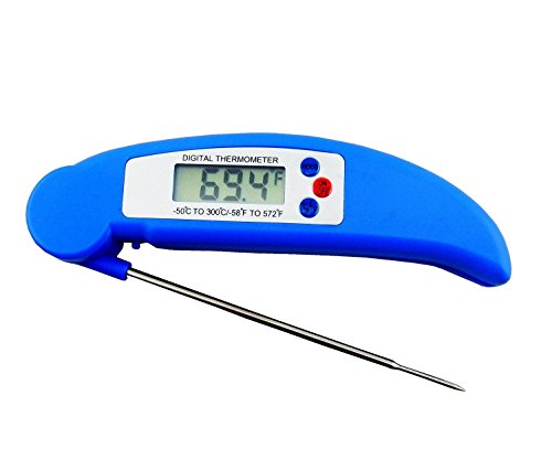 Killer's Instinct Outdoors Instant Read Meat Thermometer, Digital Food Cooking Thermometer with Digital LCD for Milk Tea Bathing Water Kitchen BBQ Grill