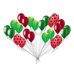 Load image into Gallery viewer, 24 pcs Watermelon Balloons in One In A Melon High Chair Banner Themed Decorations Summer Decoration on Watermelon Balloons 1st Birthday 4 Color Watermelon Ballons 1st Birthday Red Balloons Party Supplies Watermelon
