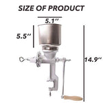 Load image into Gallery viewer, Grain Mill Iron Wondermill Grain Grinder Manual Mill Food Grinder Hand Crack Corn Grinder Crank Grains Oats Corn Wheat Coffee Nuts Malt Mill Hand Operated Grain Mill
