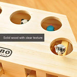 Load image into Gallery viewer, Killer&#39;s Instinct Outdoors Cat Funny Toys Interactive Wooden Solid Whack A Mole Mouse Game Puzzle Toy
