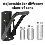 Load image into Gallery viewer, Can Crusher Wall Mounted Aluminum Can Crusher 16oz 12oz 8oz Heavy Duty Can Crushers For Recycling Wall Mounted Beer Can Opener And Crush Bottle Two Features In One Can Press (Black)
