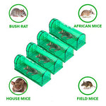 Load image into Gallery viewer, 2Pack Humane Mouse Trap Catch And Release Live Mouse Trap Catch And Release Mouse Traps No Kill Mouse Trap Humane Mousetraps Humane Mouse Traps That Work Reusable Safe For Children And Pets Small Bait
