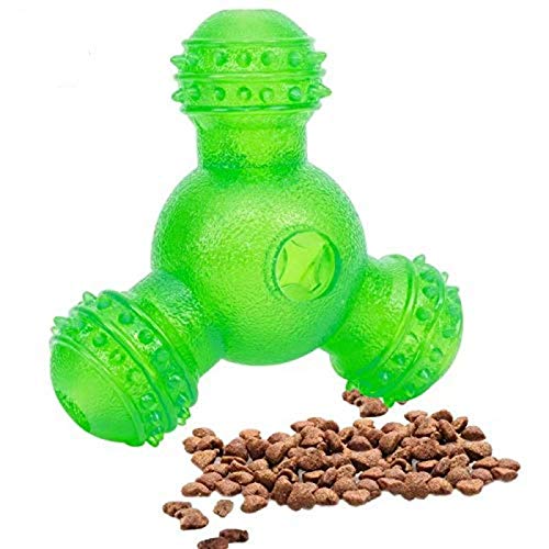 Dog Puzzle Toys, Rubber Dog Chew Toys,Treat Food Dispensing Dog
