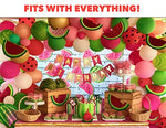 Load image into Gallery viewer, 24 pcs Watermelon Balloons in One In A Melon High Chair Banner Themed Decorations Summer Decoration on Watermelon Balloons 1st Birthday 4 Color Watermelon Ballons 1st Birthday Red Balloons Party Supplies Watermelon
