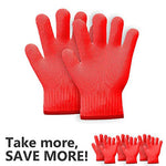 Load image into Gallery viewer, 1 PAIR Heat Resistant Gloves, Oven Gloves With Fingers
