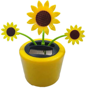 Solar Dancing Flower Sunflower Solar Dancing Solar Toys Powered ...