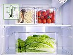 Load image into Gallery viewer, Wavelux Produce Saver Containers for Refrigerator, Food Fruit Vegetables storage, 3 Piece Stackable Fridge Freezer Organizer, Fresh Keeper Drawer Bin Basket with Vented Lids &amp; Removable Drain Tray
