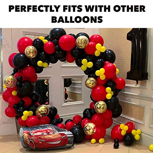 30 pc Mickey Mouse Colors Party Balloon Set - Red, Yellow, Black