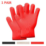 Load image into Gallery viewer, 1 PAIR Heat Resistant Gloves, Oven Gloves With Fingers
