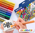 Load image into Gallery viewer, ACRYLIC PAINT MARKERS SET OF 12 Paint Pens markers for Glass permanent - Plastic - Rock Painting - Porcelain - Ceramic - Fabric - Enamel pen - Canvas - School craft - Paint supplies for artists
