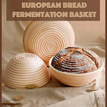 Load image into Gallery viewer, Killer&#39;s Instinct Outdoors 9&quot; Inch Bread Banneton Proofing Basket Round Natural Rattan Proofing Baskets Premium Round Bread Making Tool for Professional Home Bakers Artisan Bread Dough
