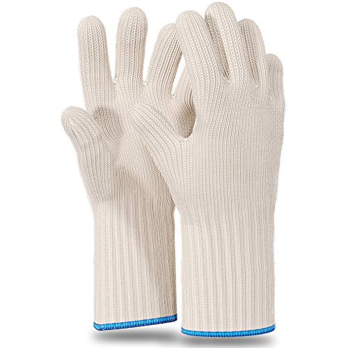 1 Pair Long Sleeve Heat Resistant Gloves Oven Gloves Heat Resistant wi –  Killer's instinct outdoors