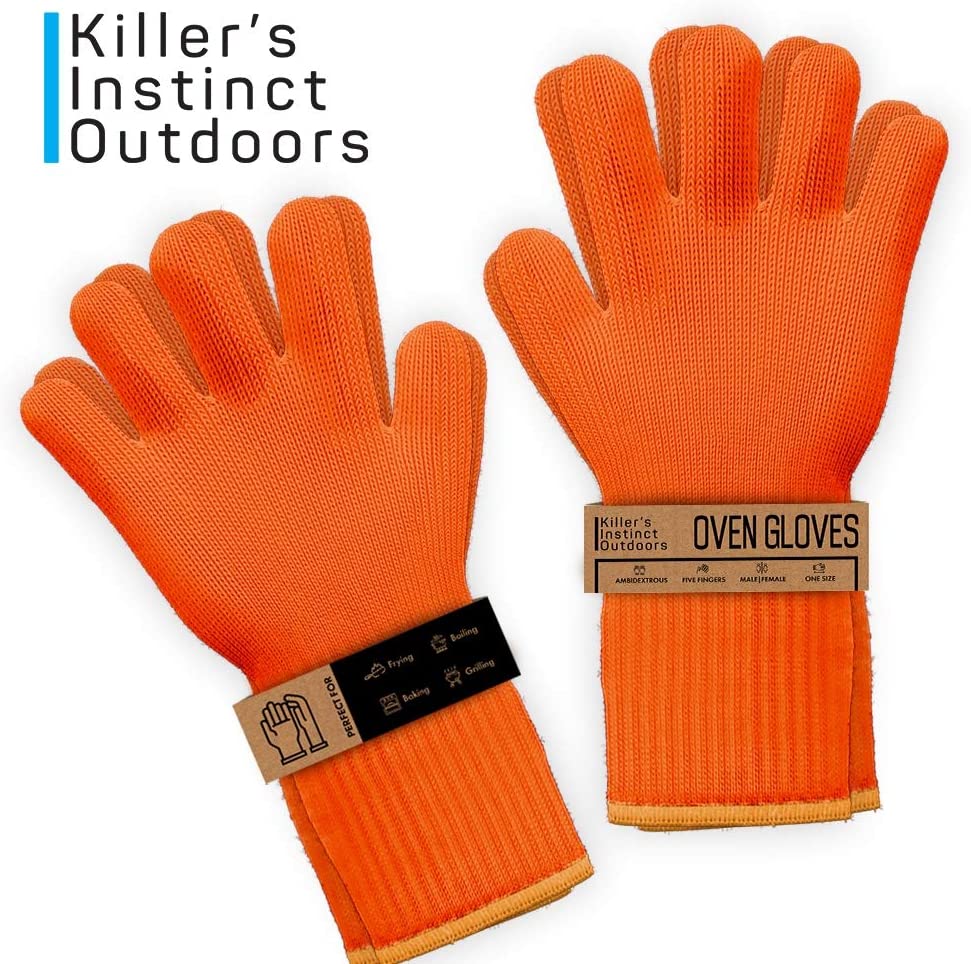 Killer's Instinct Outdoors Heat Gloves (Orange Long, 2)