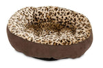 Load image into Gallery viewer, Aspen Pet Round Animal Print Pet Bed for Small Dogs and Cats 18-inch by 18-inch

