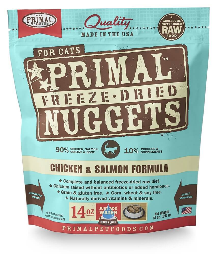 Copy of Primal Pet Foods Freeze-Dried Feline Chicken And Salmon Formula, 14Oz. - Wholesale