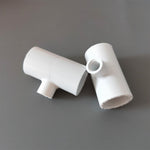 Load image into Gallery viewer, 10 PVC Tee for Threaded Red Chicken Nipples Or Threaded Brass Rabbit Nipples
